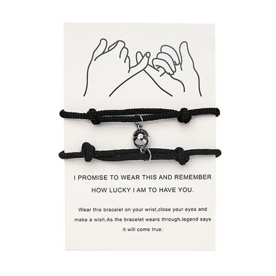 Pulsera para parejas con imán