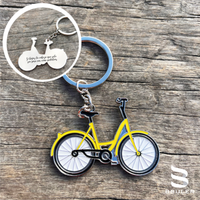 Llavero 3D bicicleta personalizado