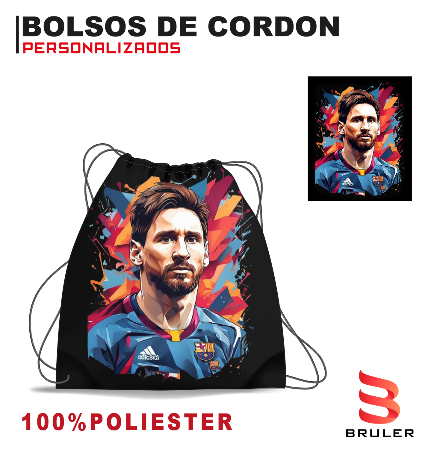 Bolso personalizado 40x30cm