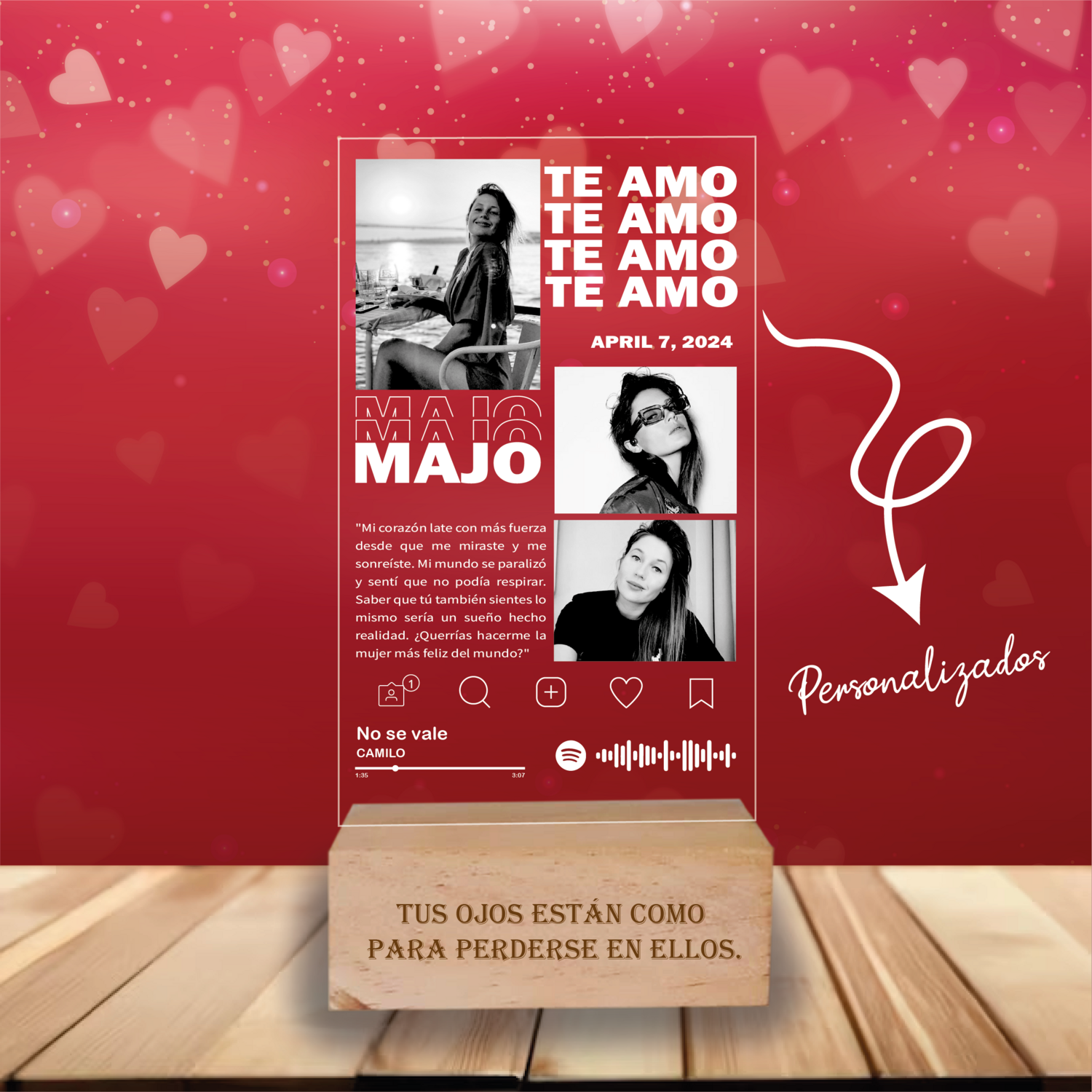 Placa base de madera 08