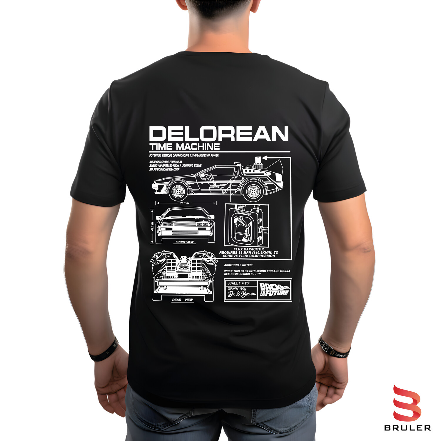 Camiseta autos DELOREAN