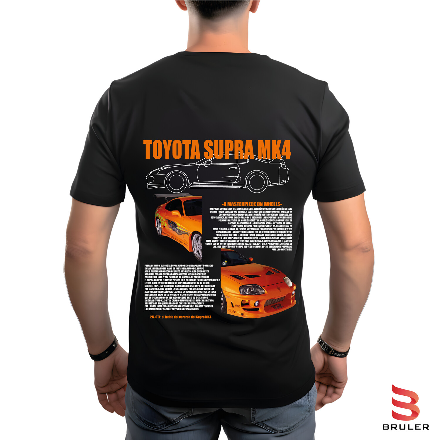 Camiseta autos TOYOTA SUPRA MK4