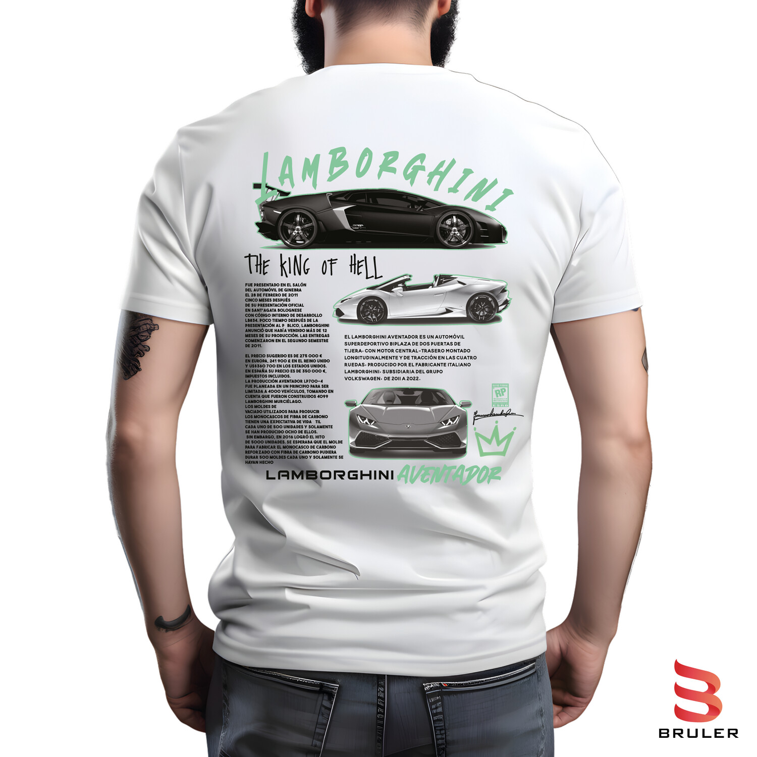 Camiseta autos LAMBORGHINI
