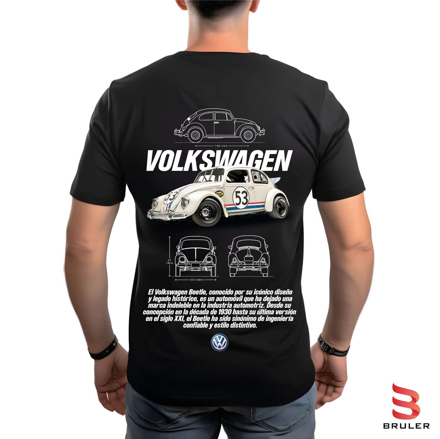 Camiseta autos VOLKSWAGEN