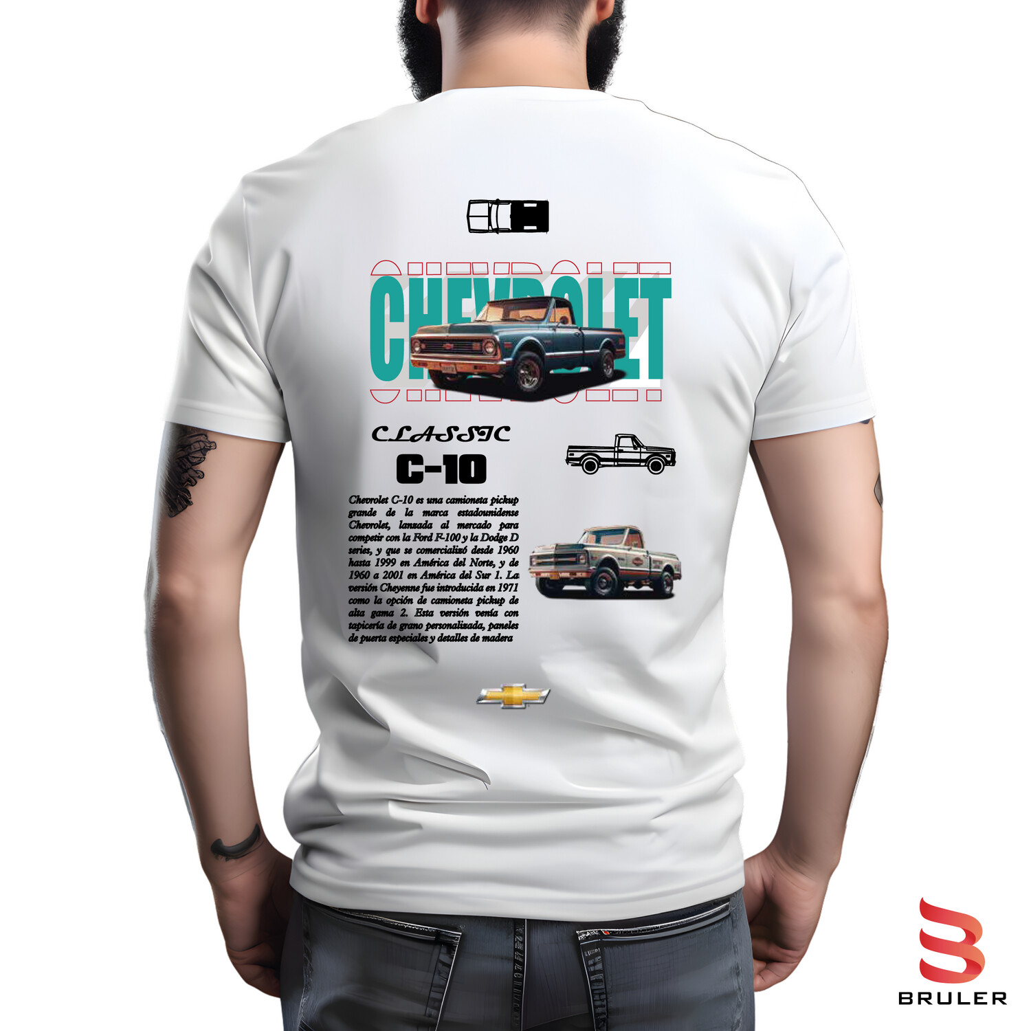 Camiseta autos CHEVROLET CLASSIC