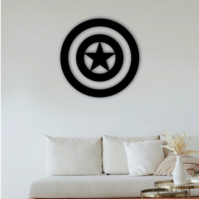 Cuadro escudo capitán américa
