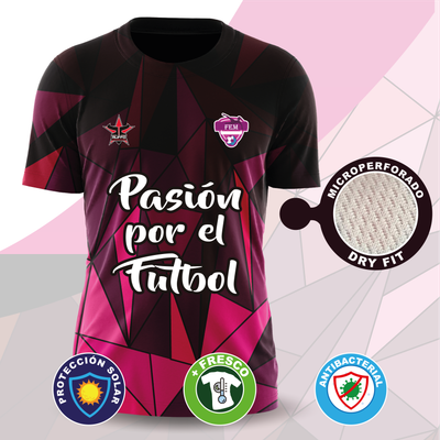 Camiseta sublimada Pasión por el Futbol