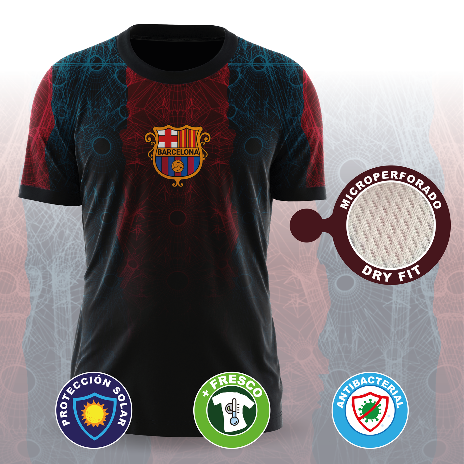Camiseta sublimada FCB