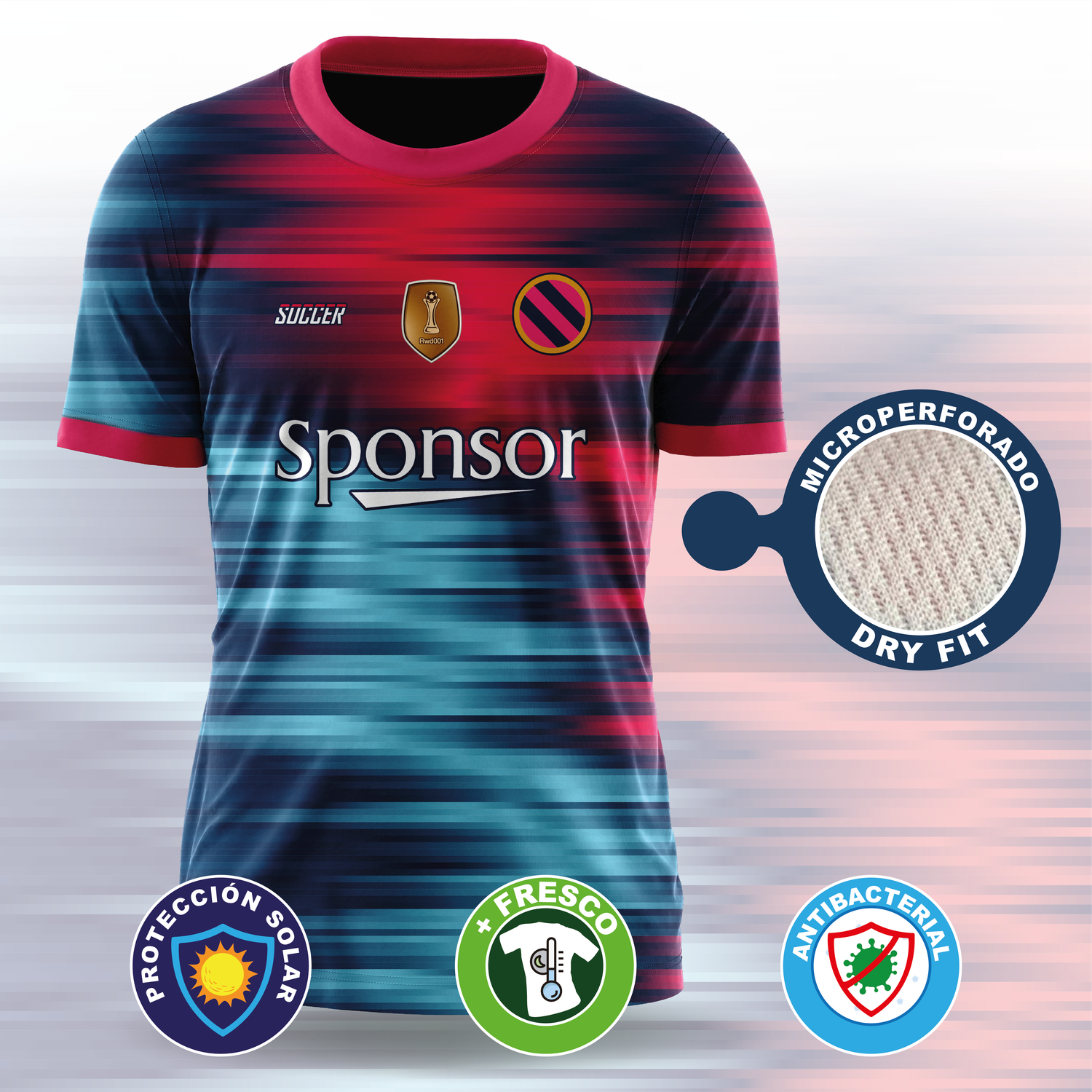 Camiseta sublimada Sponsor