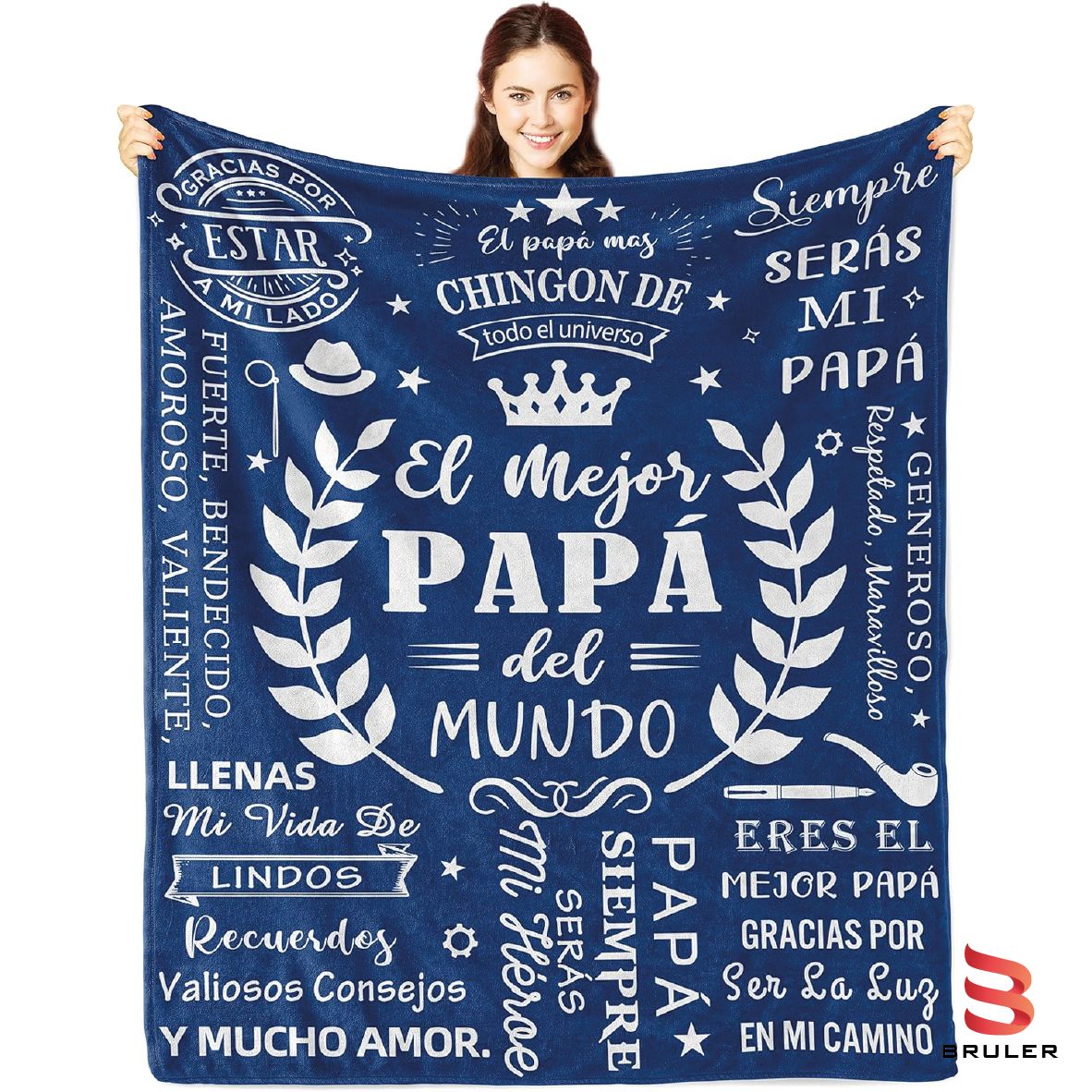 Cobija personalizada día del padre 05