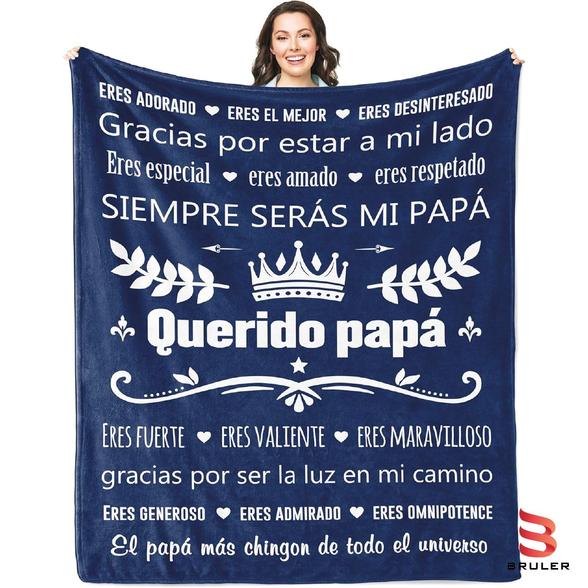 Cobija personalizada día del padre 01