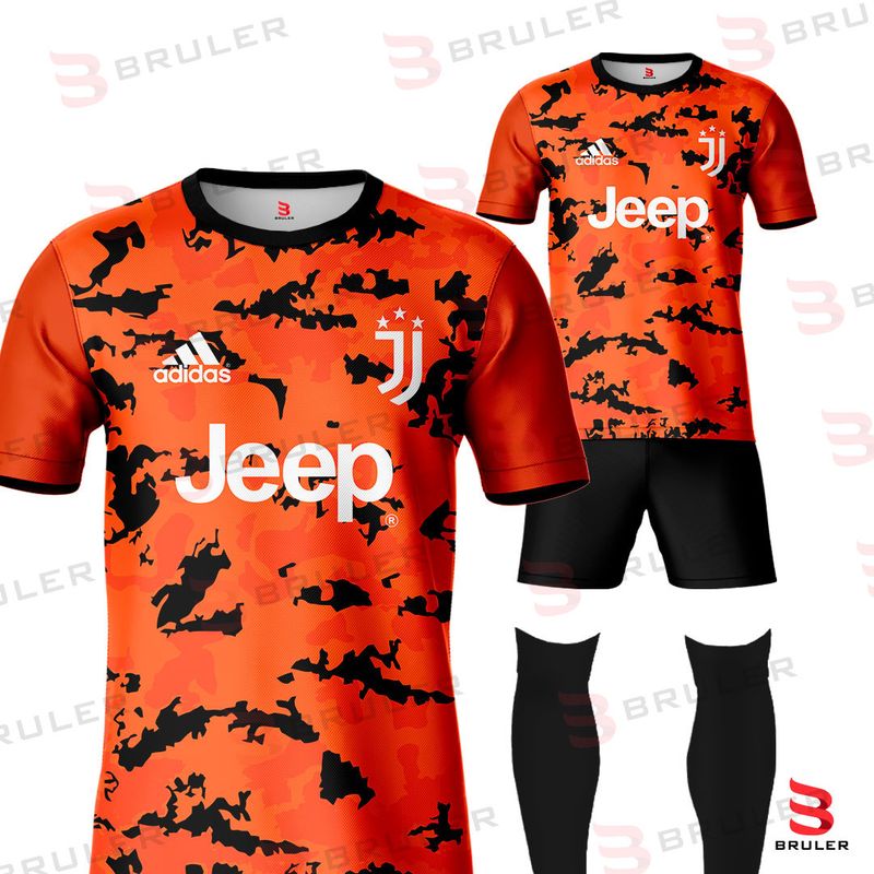 Uniformes De Juventus Naranja De Fútbol Uniforme Deportivo JUVENTUS