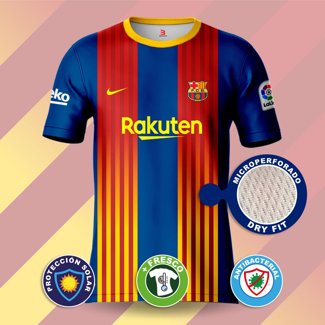 Camiseta sublimada FCB alterno