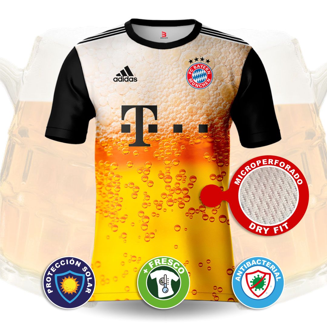 Camiseta sublimada Bayer Beer