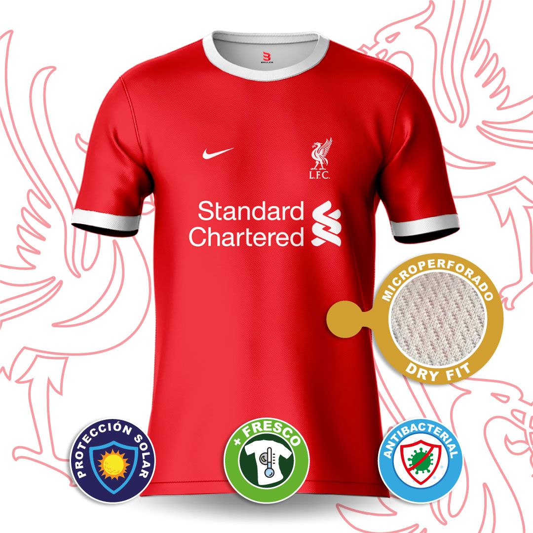 Camiseta sublimada Liverpool