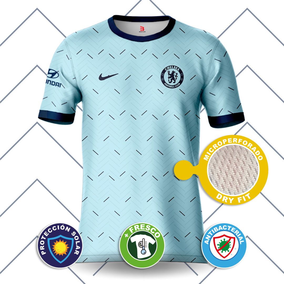 Camiseta sublimada Chelsea alterno
