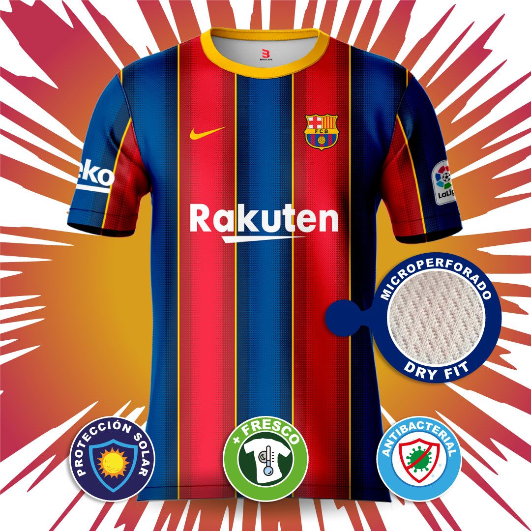 Camiseta sublimada FCB