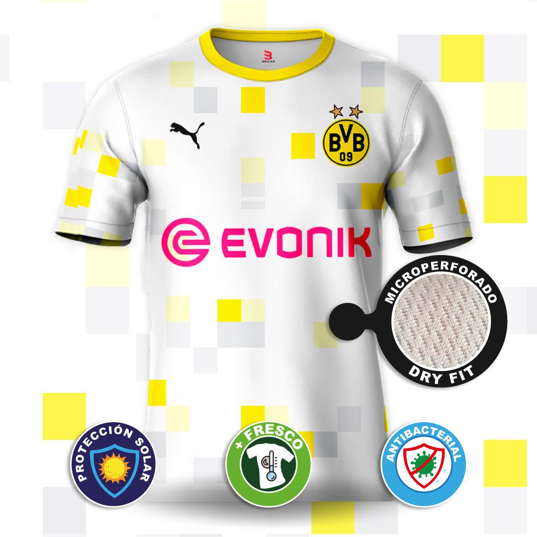 Camiseta sublimada Borussia Dormunt alterno