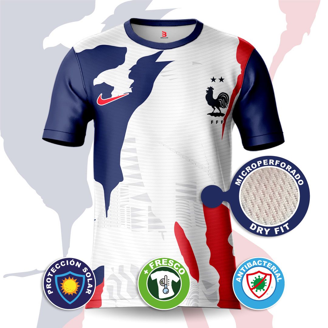 Camiseta sublimada Francia 23A