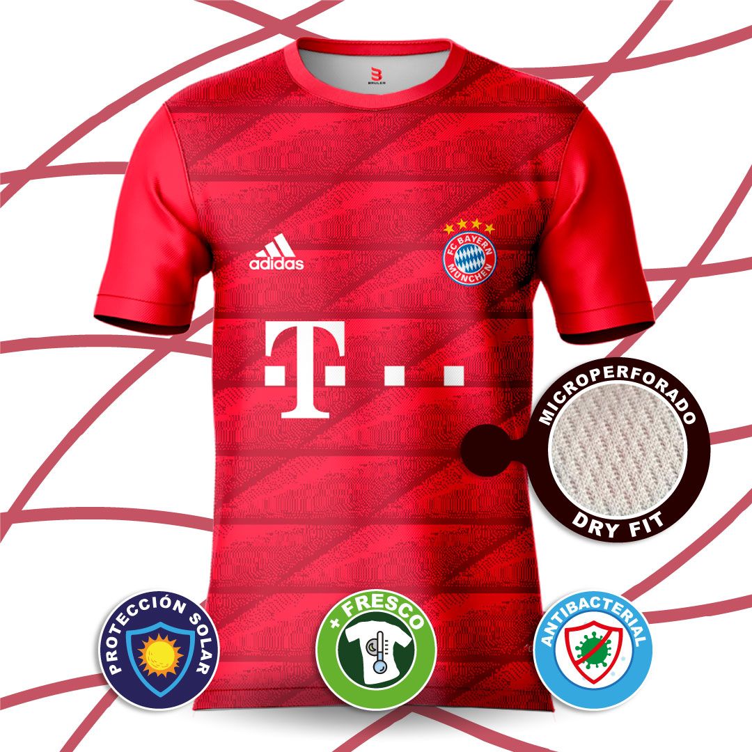 Camiseta sublimada Bayer Munich