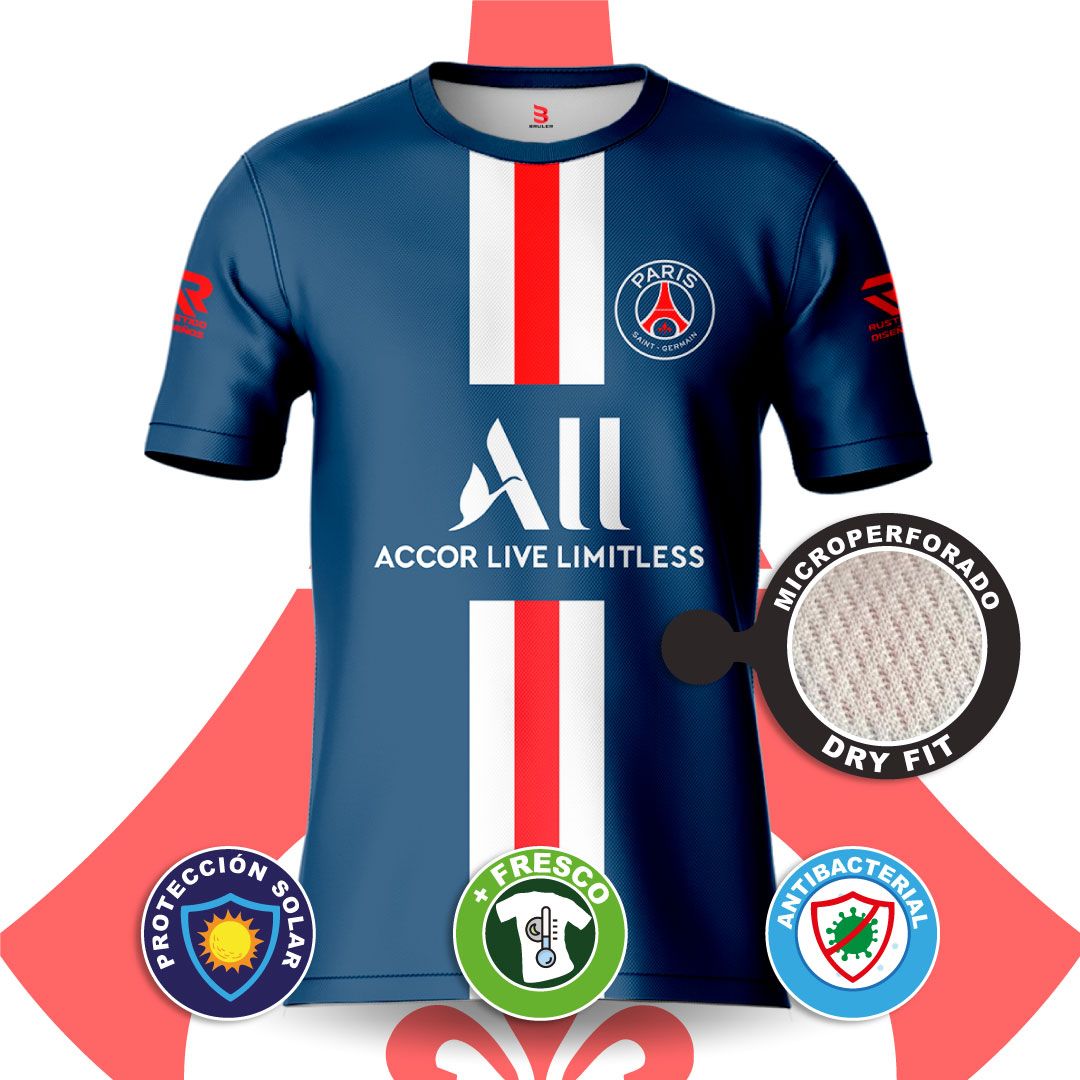 Camiseta sublimada PSG 01