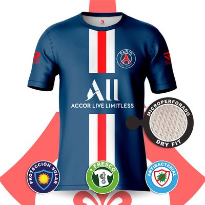 Camiseta sublimada PSG 01