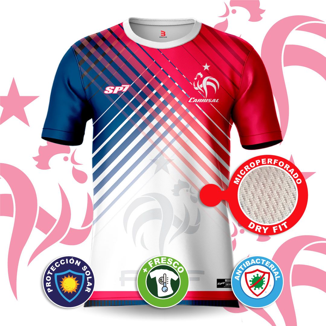 Camiseta sublimada Francia SP7