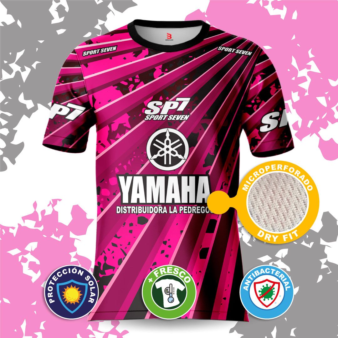 Camiseta sublimada Yamaha héroes