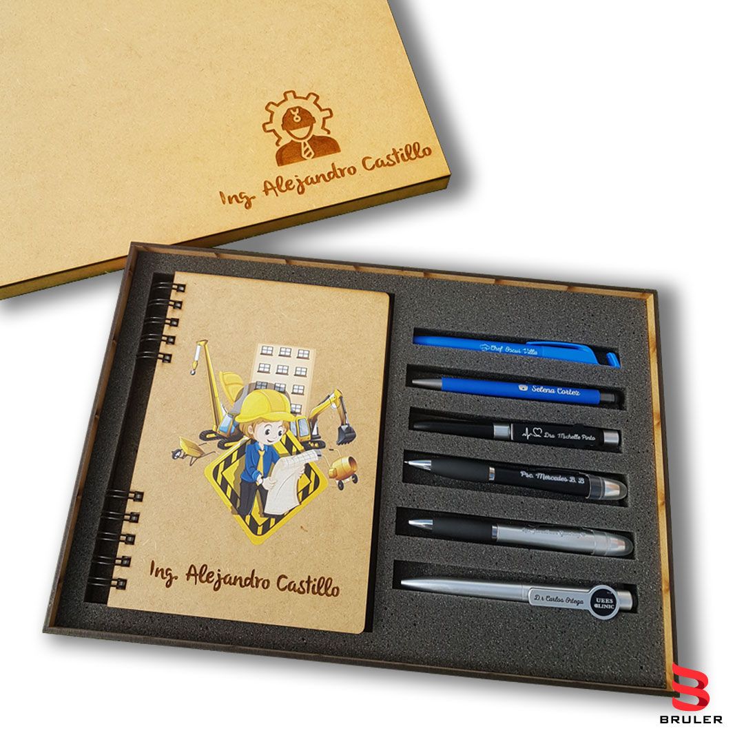 Combos cuaderno + 6 esferos