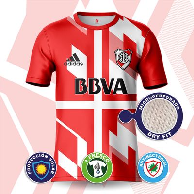 Camiseta sublimada River Plate