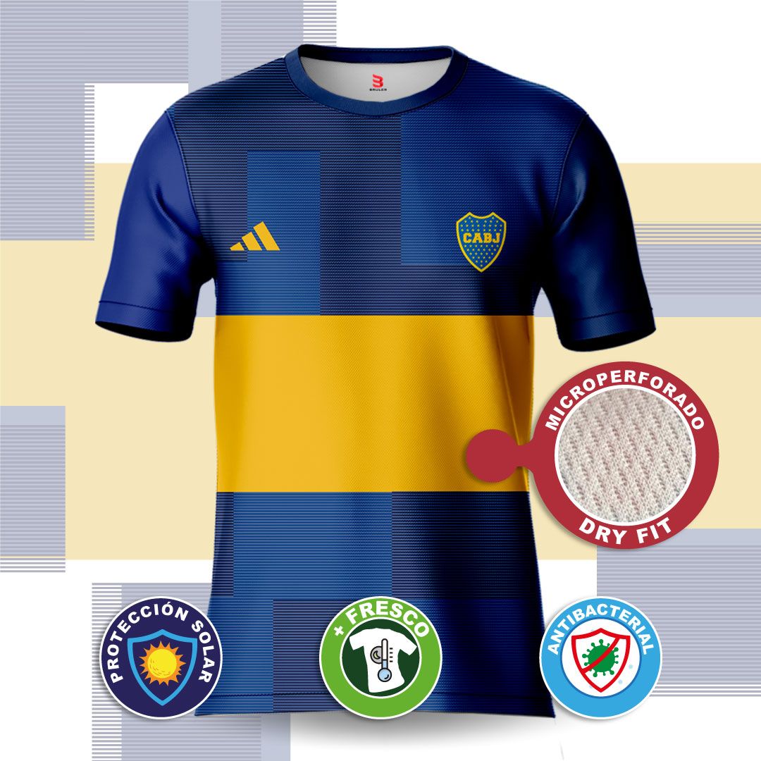 Camiseta sublimada Boca Juniors