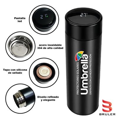 Tomatodo Digital Negro 500ml Personalizable