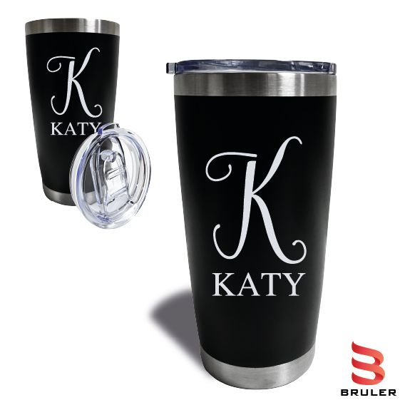 Tumbler 20 oz negro personalizado