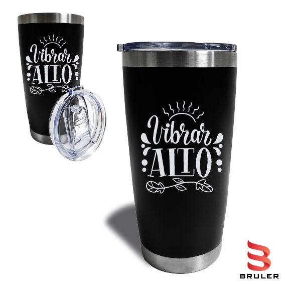 Tumbler 20 oz negro personalizado