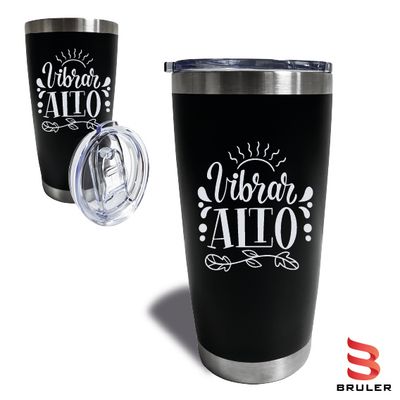 Tumbler 20 oz negro personalizado