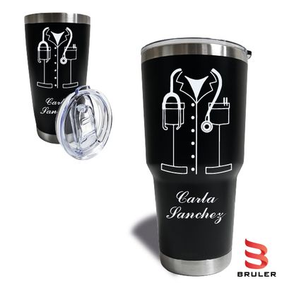 Tumbler 30 oz negro personalizado