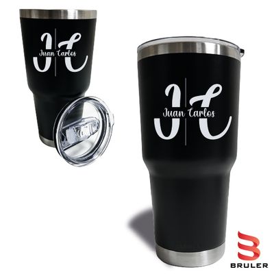 Tumbler 30 oz negro personalizado