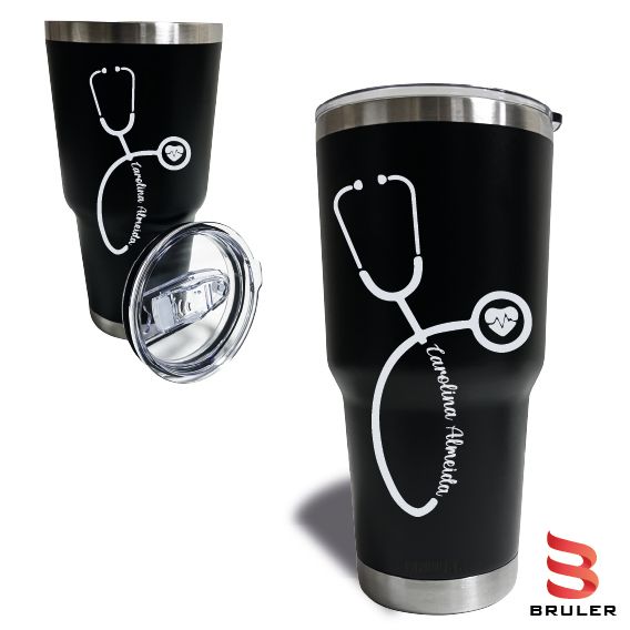 Tumbler 30 oz negro personalizado