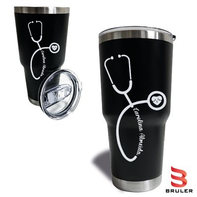 Tumbler 30 oz negro personalizado