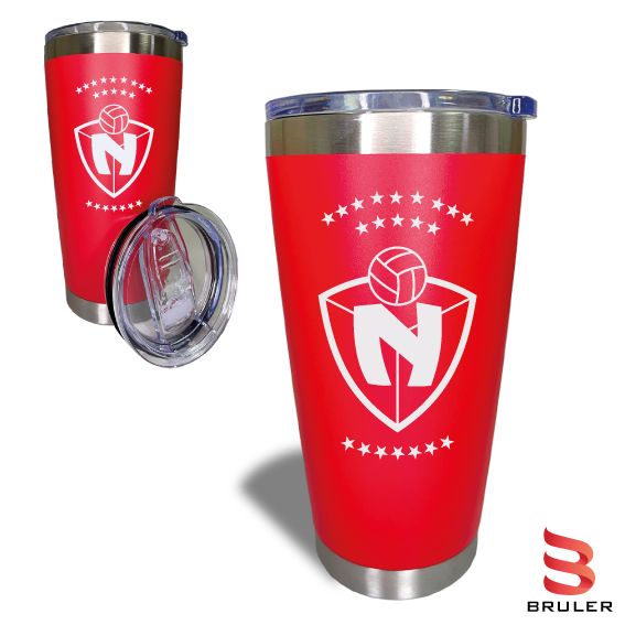 Tumbler 20 oz rojo personalizado