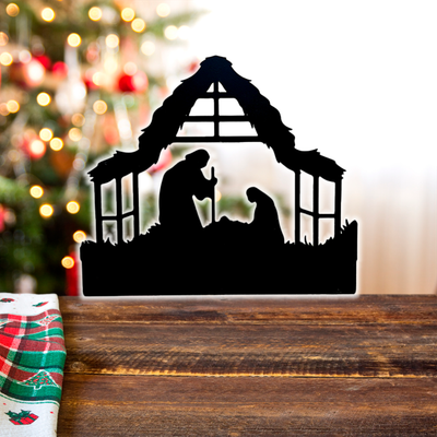 Aplique de Metal Navideño 20.5cmx18cm