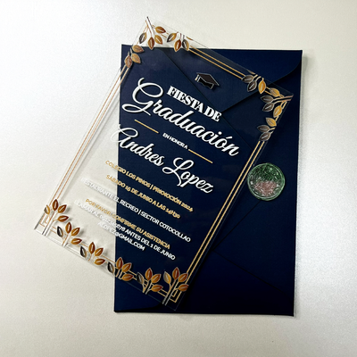 Tarjetas de invitación graduación