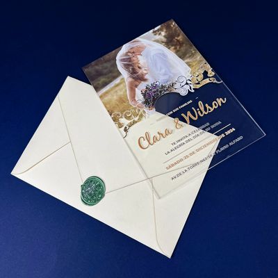 Tarjetas de invitación matriomonio