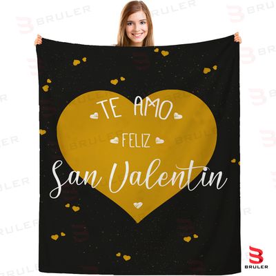 Cobija personalizada San Valentín