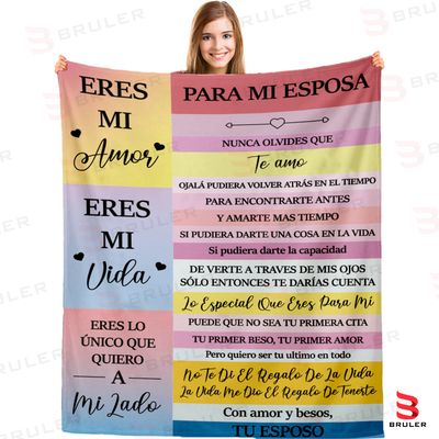 Cobija personalizada Esposa