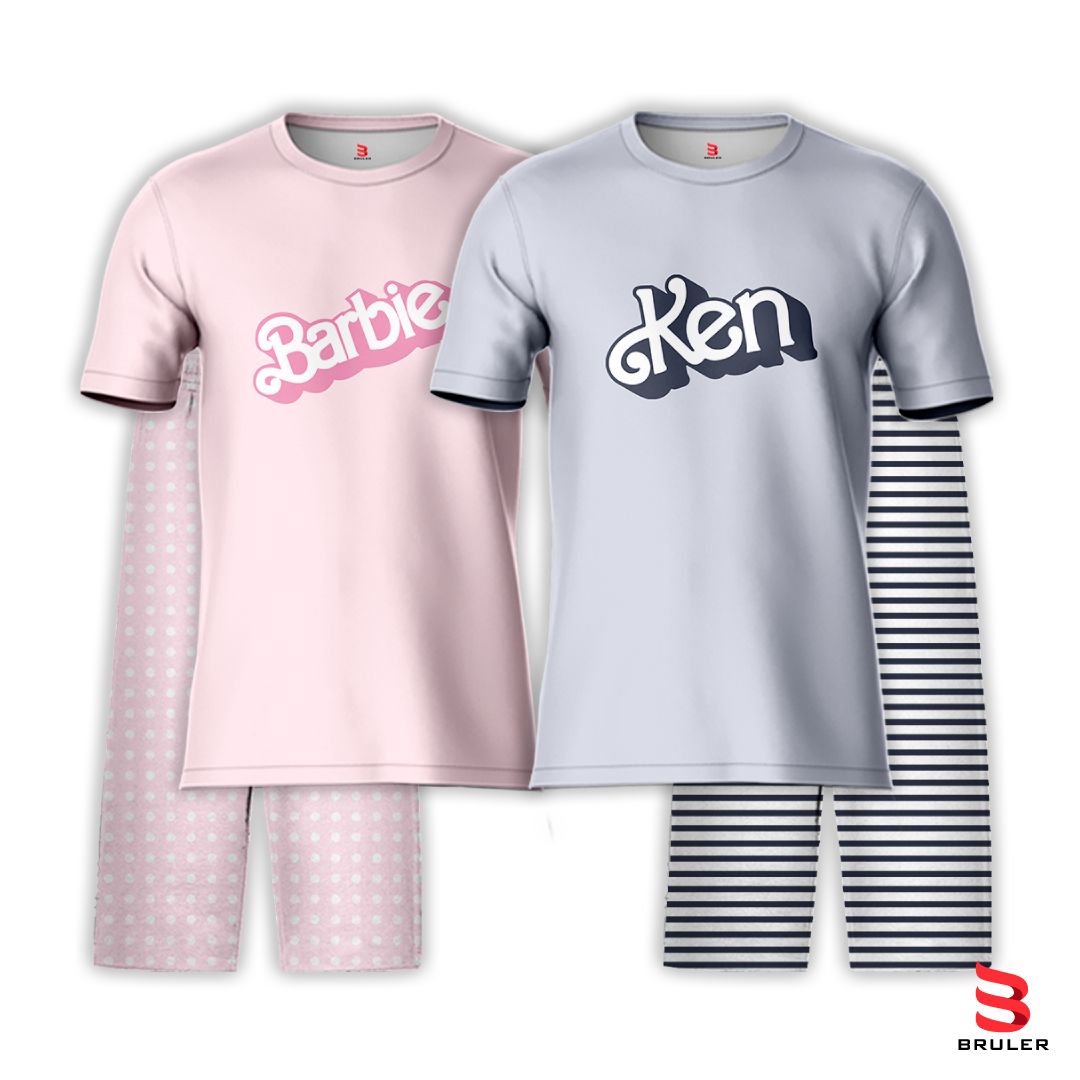 Pijamas Pareja Barbie y Ken