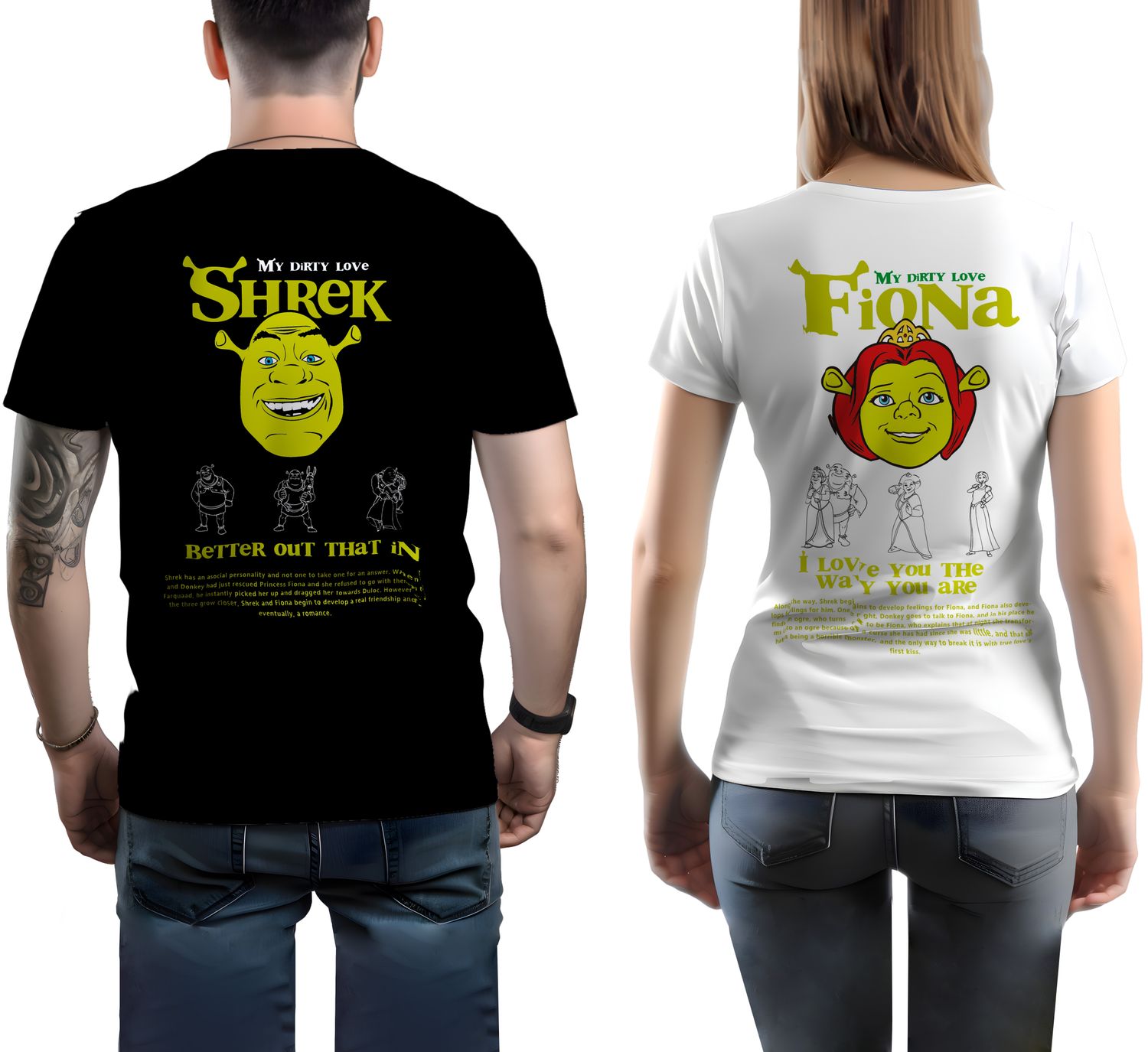 Camiseta personalizada SHREK.