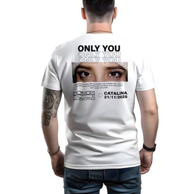 Camiseta personalizada ONLYYOU 02 Camiseta personalizada ONLYYOU 02