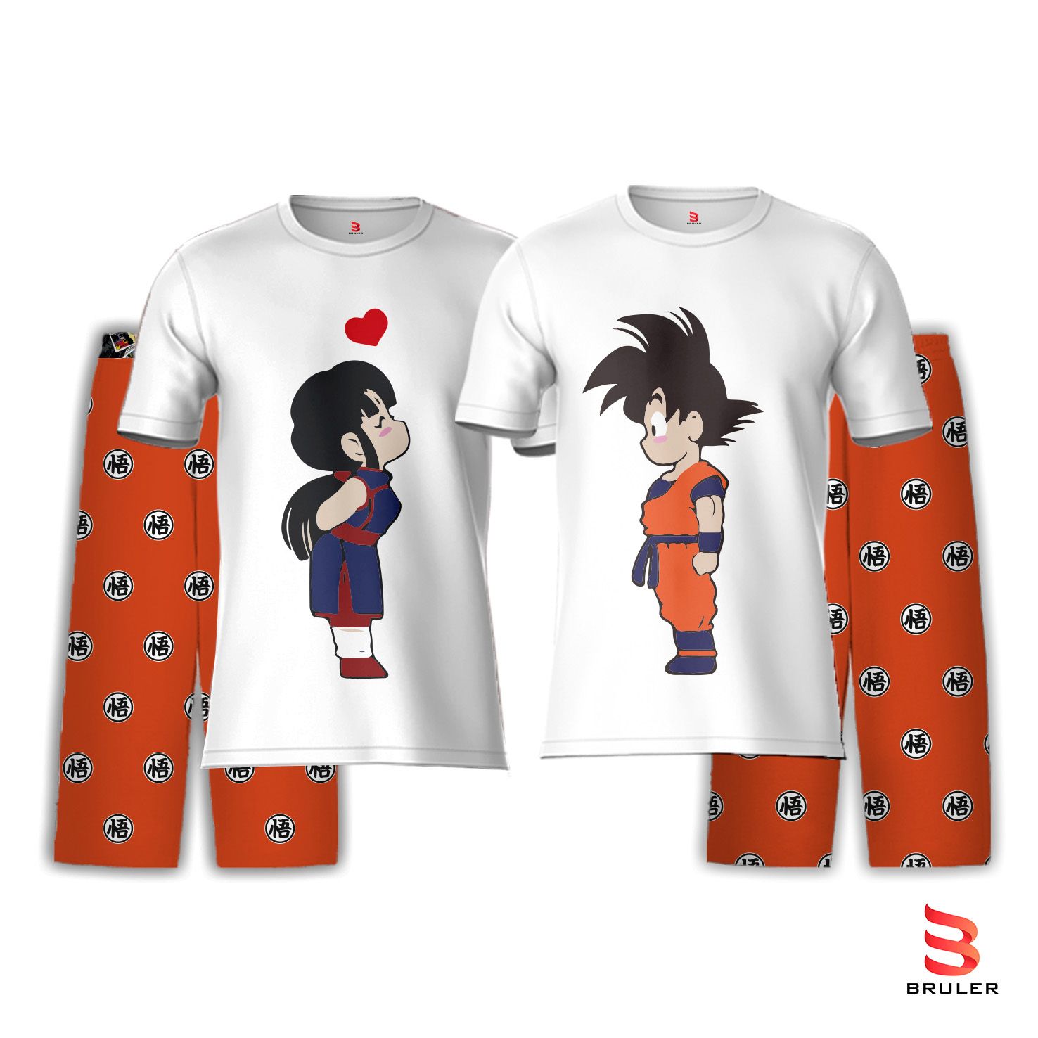 Pijamas Pareja Dragon Ball