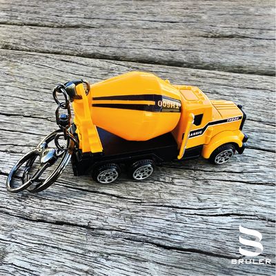 Llavero 3D mezcladora acero inoxidable personalizado